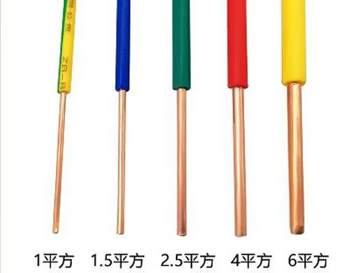 家裝電線的幾種規格